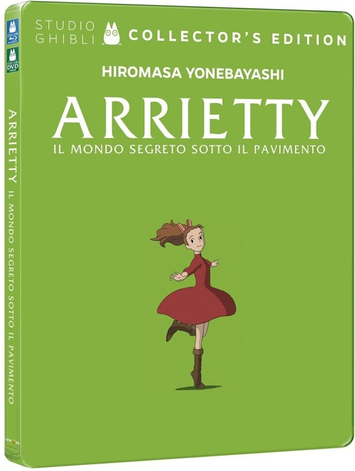 Arrietty - Il mondo segreto sotto il pavimento (2010) Collector's Edition, Limited Edition, Steelbook, Blu-ray + DVD