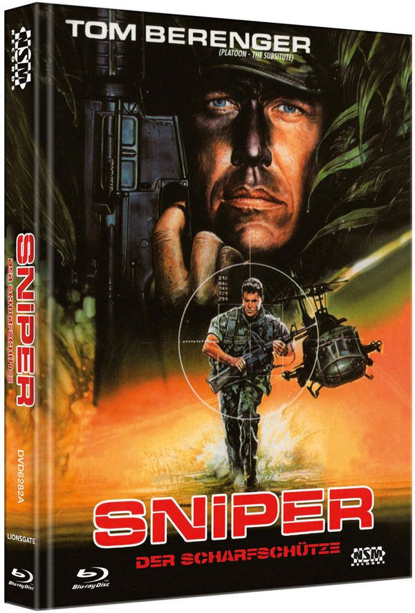 Sniper - Der Scharfschütze (1993) Cover A, Limited Mediabook, Blu-ray + DVD