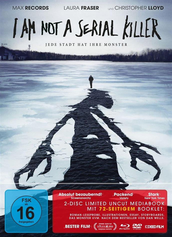 I am not a serial Killer (2016) Limited Edition, Mediabook, Blu-ray + DVD