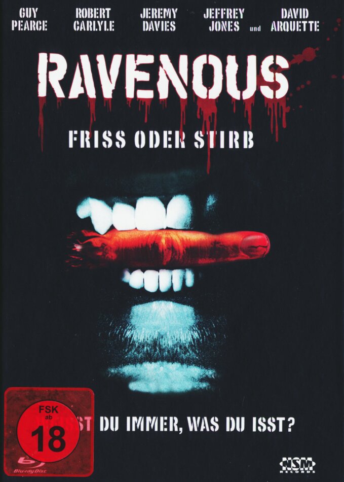 Ravenous - Friss oder Stirb (1999) Cover A, Mediabook, Blu-ray + DVD