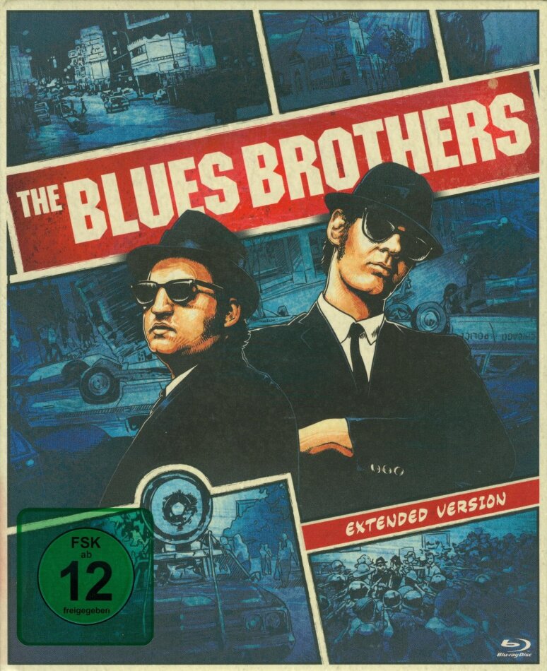 The Blues Brothers (1980) Extended Edition, Kinoversion, Limited Deluxe Edition, Mediabook, 2 Blu-rays + DVD