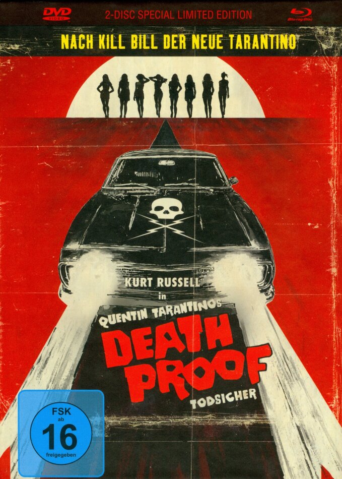 Grindhouse - Death Proof (2007) Digibook, Limited Special Edition, Uncut, Blu-ray + DVD