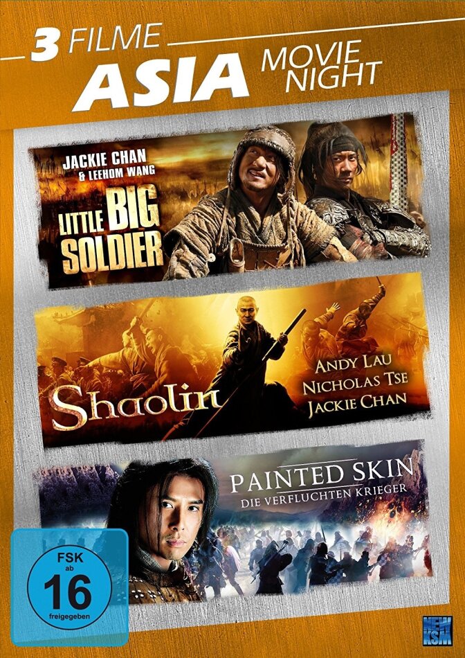 Asia Movie Night 3 DVDs