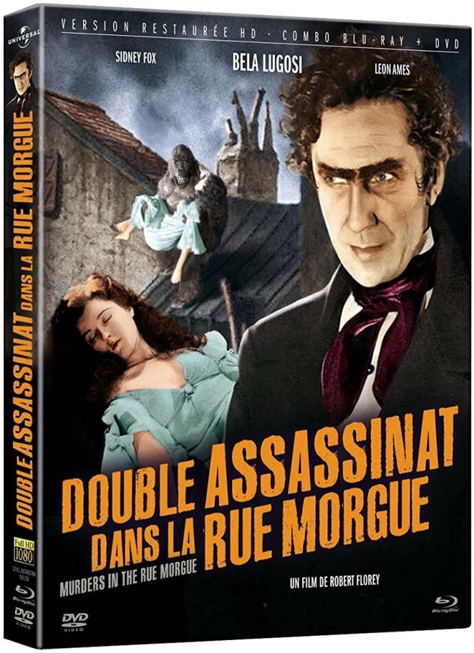 Double assassinat dans la rue Morgue (1932) n/b, Version Restaurée, Blu-ray + DVD