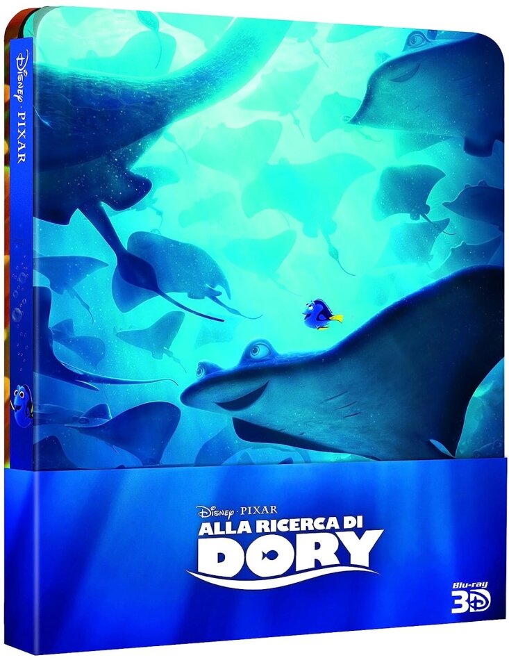 Alla ricerca di Dory (2016) Steelbook, Blu-ray 3D + 2 Blu-rays