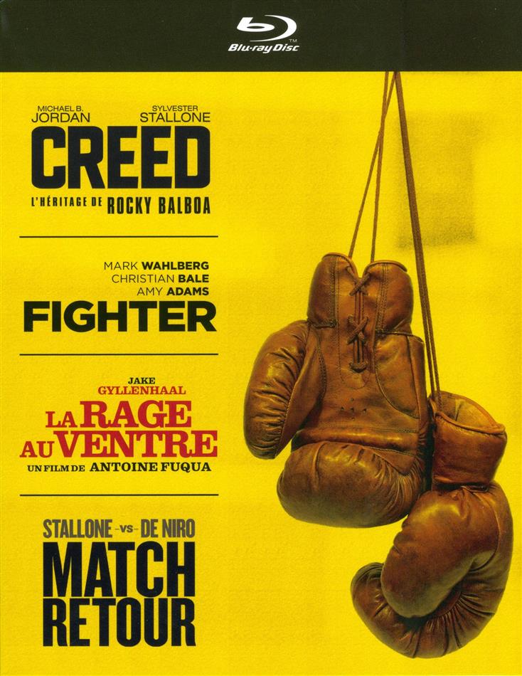 Creed / Fighter / La rage au ventre / Match retour 4 Blu-rays