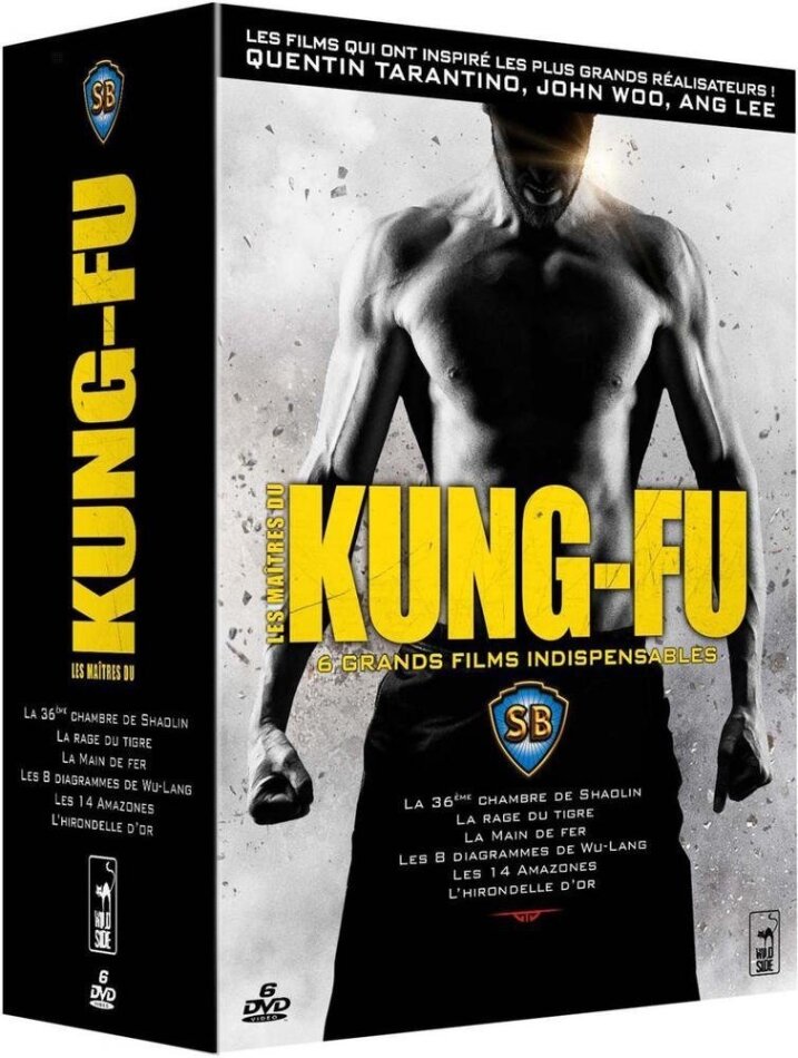 Les Maîtres du Kung-Fu - 6 grands films indispensables 6 DVDs