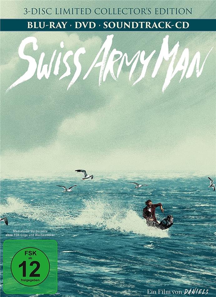 Swiss Army Man (2016) Mediabook, Blu-ray + DVD + CD