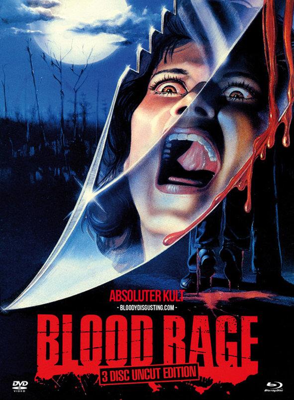 Blood Rage (1987) Cover A, Limited Edition, Mediabook, Uncut, Blu-ray + 2 DVDs