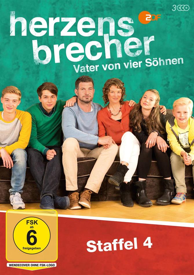 Herzensbrecher - Vater von vier Söhnen - Staffel 4 3 DVDs
