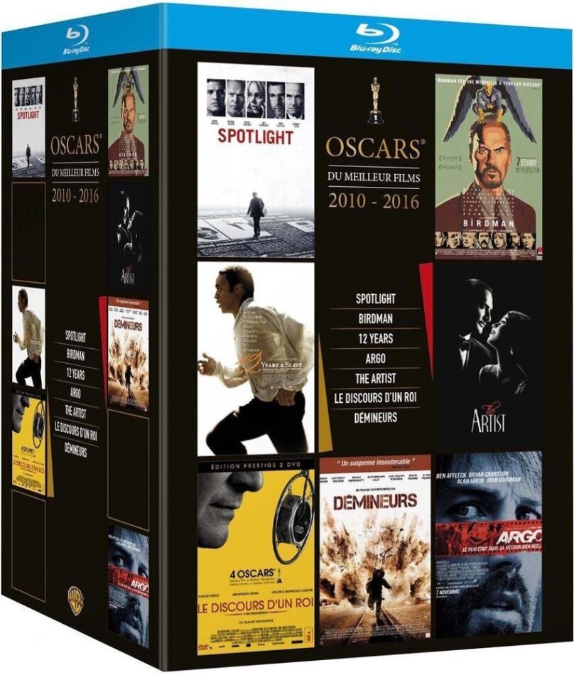 Oscars du meilleur film 2010 - 2016 Coffret, 7 Blu-ray