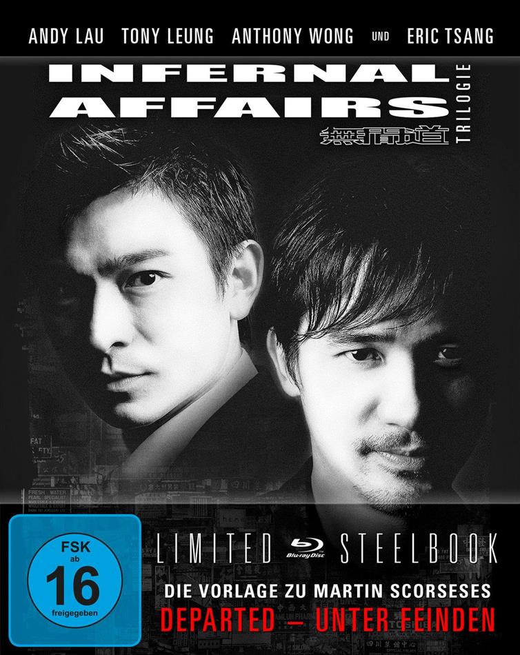 Infernal Affairs Trilogie Limited Steelbook, 3 Blu-rays