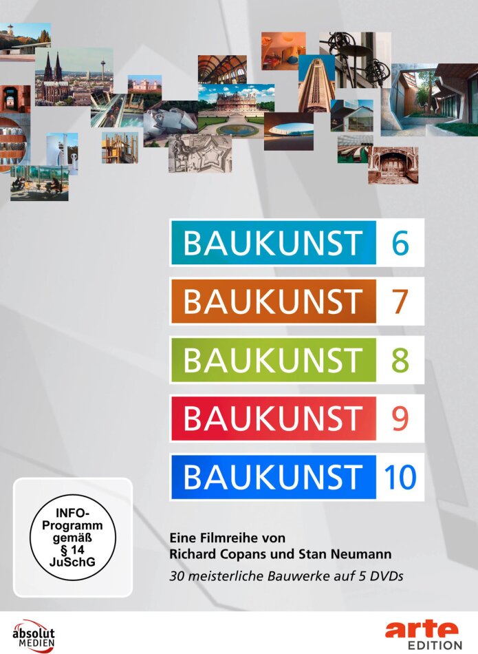 Baukunst - Teile 6-10 Arte Edition, 5 DVDs