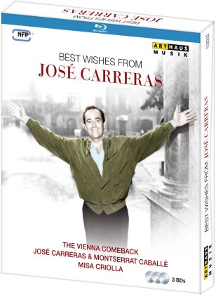 Jos&eacute; Carreras - Best Wishes From Jos&eacute; Carreras (Arthaus Musik, 3 Blu-ray)