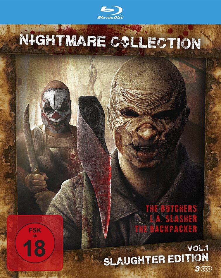 Nightmare Collection - Vol. 1 - Slaughter Edition 3 Blu-rays