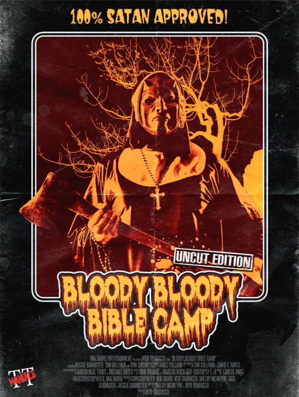 Bloody Bloody Bible Camp (2012) Cover B, Uncut Edition, Limited Edition, Mediabook, Blu-ray + DVD