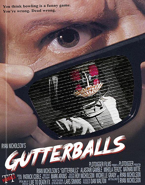 Gutterballs (2008) Cover B, Limited Edition, Mediabook, Unrated, Blu-ray + DVD