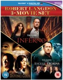 Robert Langdon 3-Movie Collection - Inferno / The Da Vinci Code / Angels & Demons 3 Blu-ray