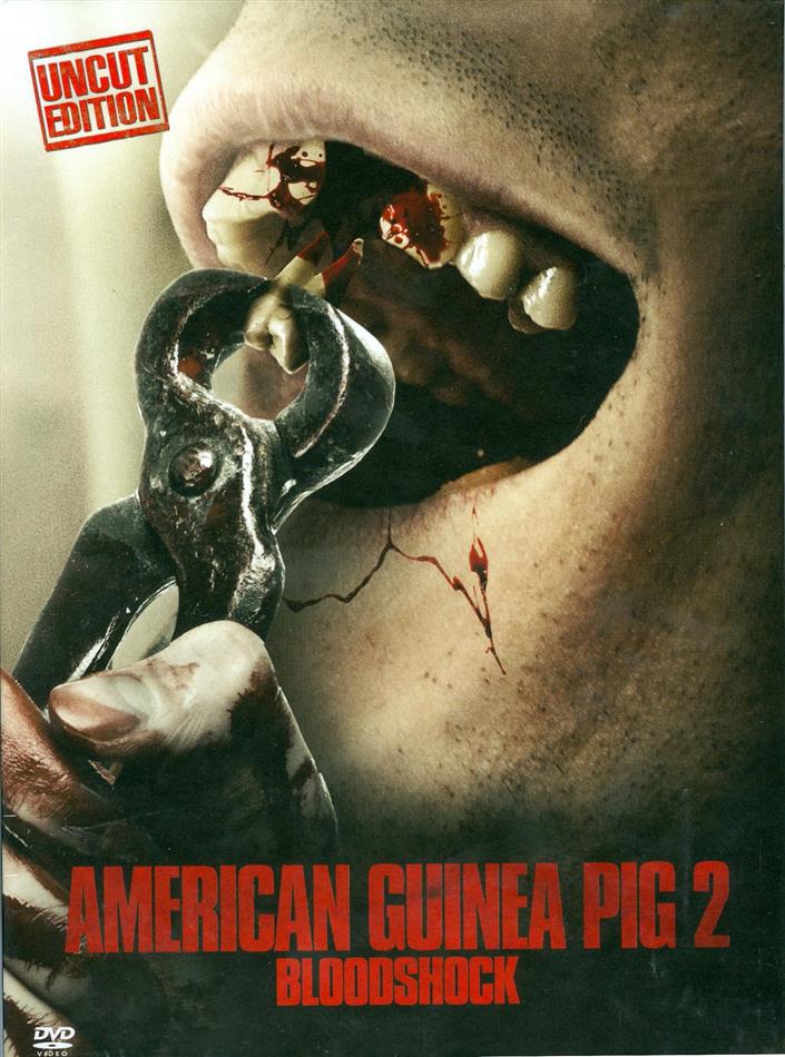 American Guinea Pig 2 - Bloodshock (2015) Uncut Edition, Cover B, Limited Edition, Mediabook, 2 DVDs