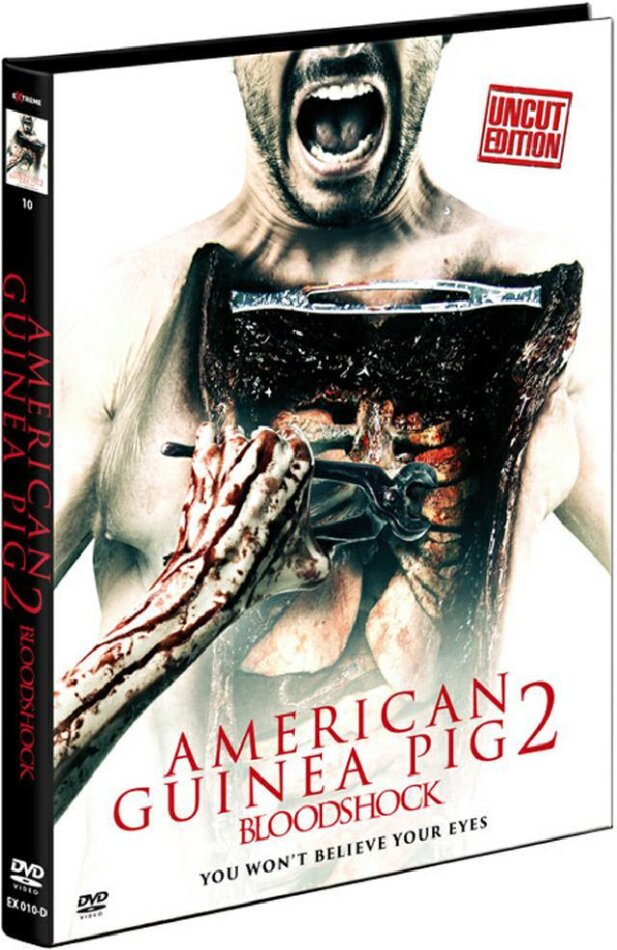 American Guinea Pig 2 - Bloodshock (2015) Uncut Edition, Cover D, Limited Edition, Mediabook, 2 DVDs