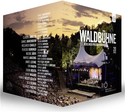 Berliner Philharmoniker - Waldb&uuml;hne - 20 Konzerte von 1992 bis 2016 (20 DVD)