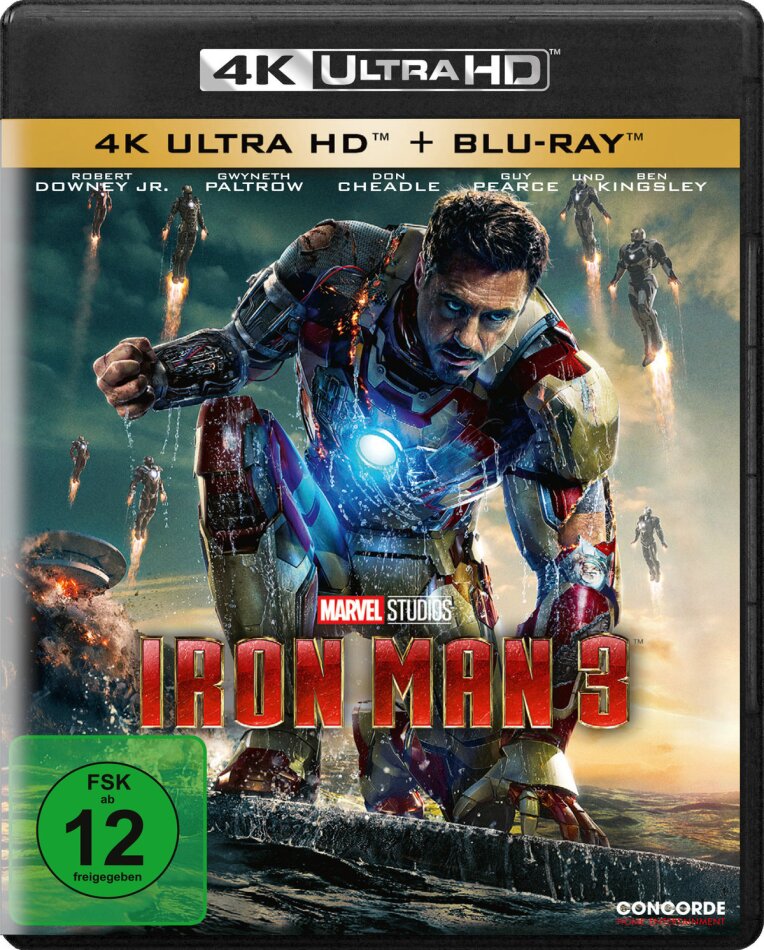 Iron Man 3 (2013) 4K Ultra HD + Blu-ray