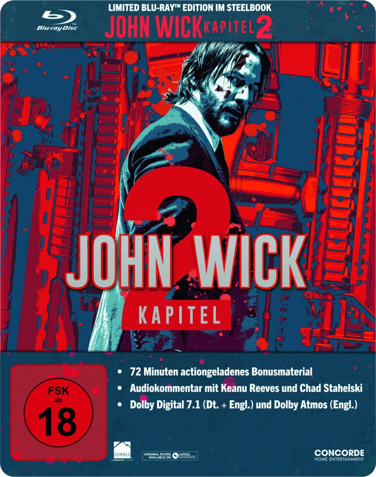 John Wick: Kapitel 2 (2017) Limited Steelbook