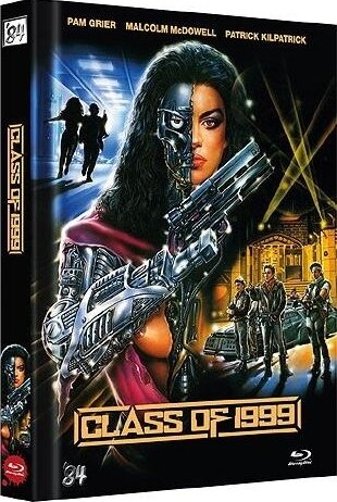 Class of 1999 (1990) Cover C, Limited Edition, Mediabook, Uncut, Blu-ray + DVD