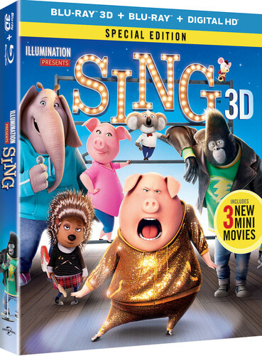 Sing (2016) (2016) Special Edition, Blu-ray + Blu-ray 3D