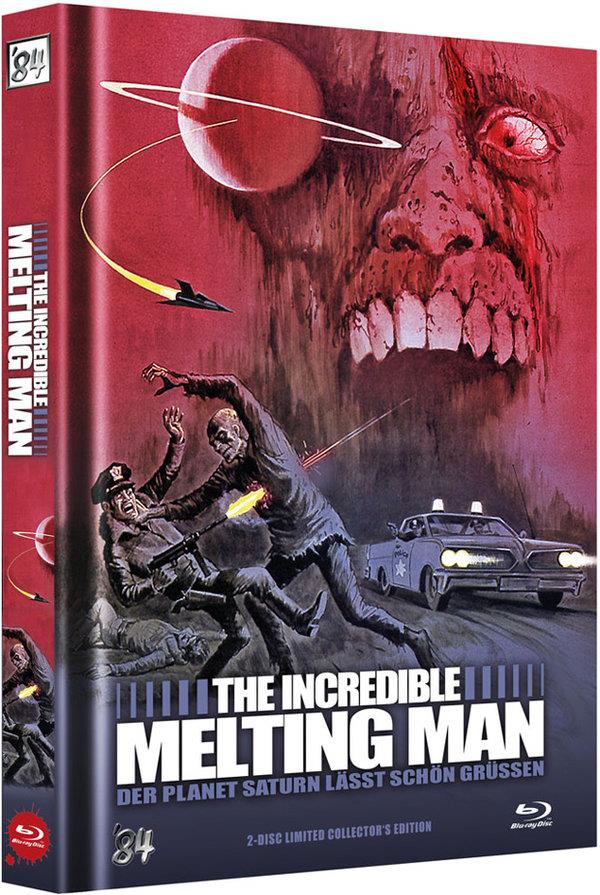 The Incredible Melting Man (1977) Cover A, Limited Edition, Mediabook, Uncut, Blu-ray + DVD
