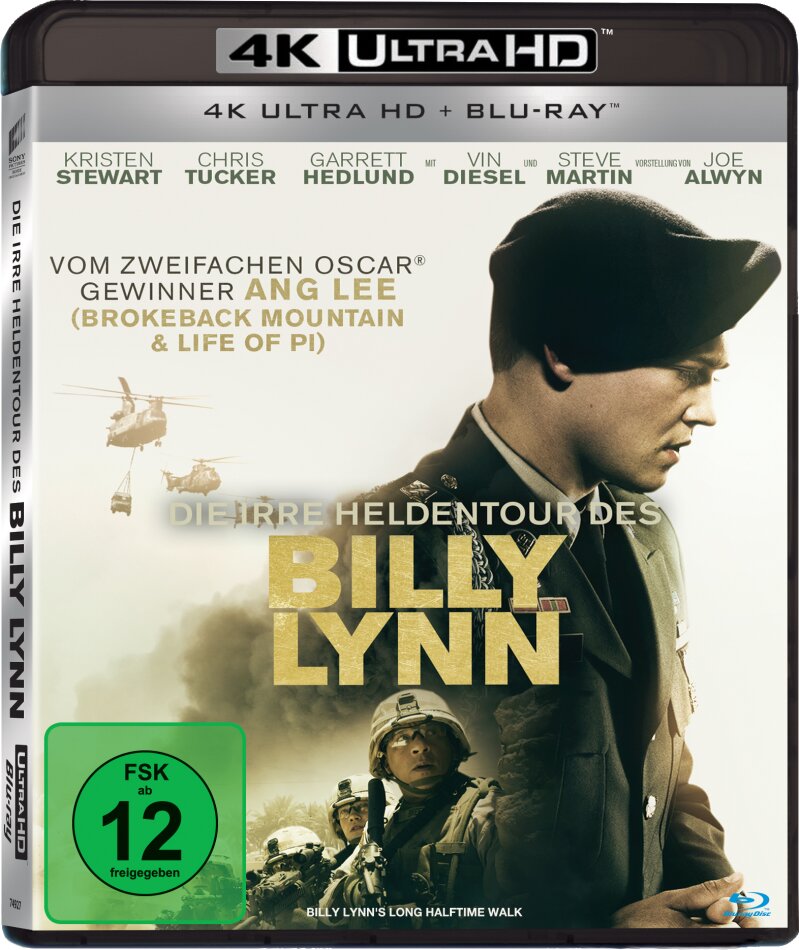 Die irre Heldentour des Billy Lynn (2016) 4K Ultra HD + Blu-ray