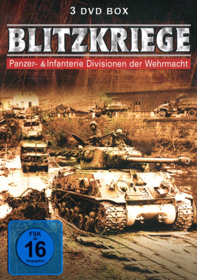 Blitzkriege - Panzer-& Infanterie Divisionen der Wehrmacht s/w, 3 DVDs