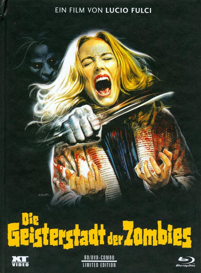 Die Geisterstadt der Zombies (1981) Cover C, Limited Edition, Mediabook, Special Edition, Uncut, Blu-ray + DVD
