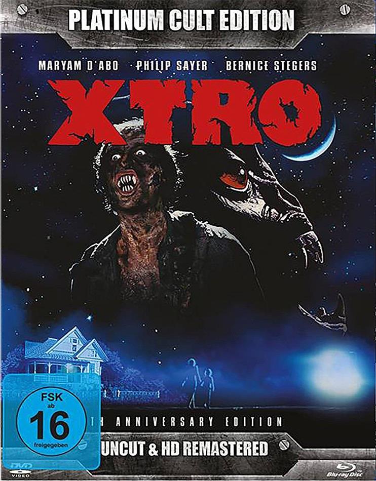 X-Tro (1982) Platinum Cult Edition, Édition 35ème Anniversaire, Édition Limitée, Version Remasterisée, Uncut, 2 Blu-ray + 2 DVD + CD