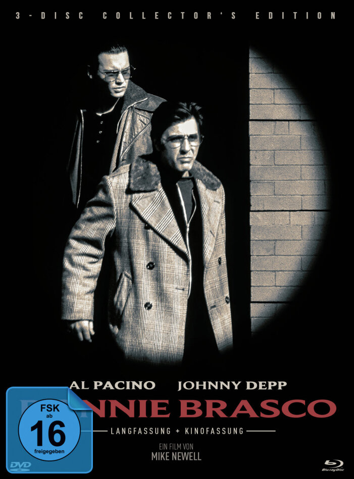 Donnie Brasco (1997) Cover A, Extended Edition, Kinoversion, Limited Collector's Edition, Mediabook, 2 Blu-rays + DVD