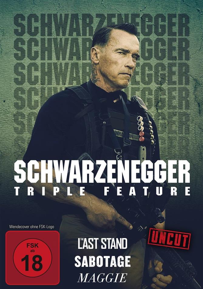 Arnold Schwarzenegger Triple Feature Uncut, 3 DVDs