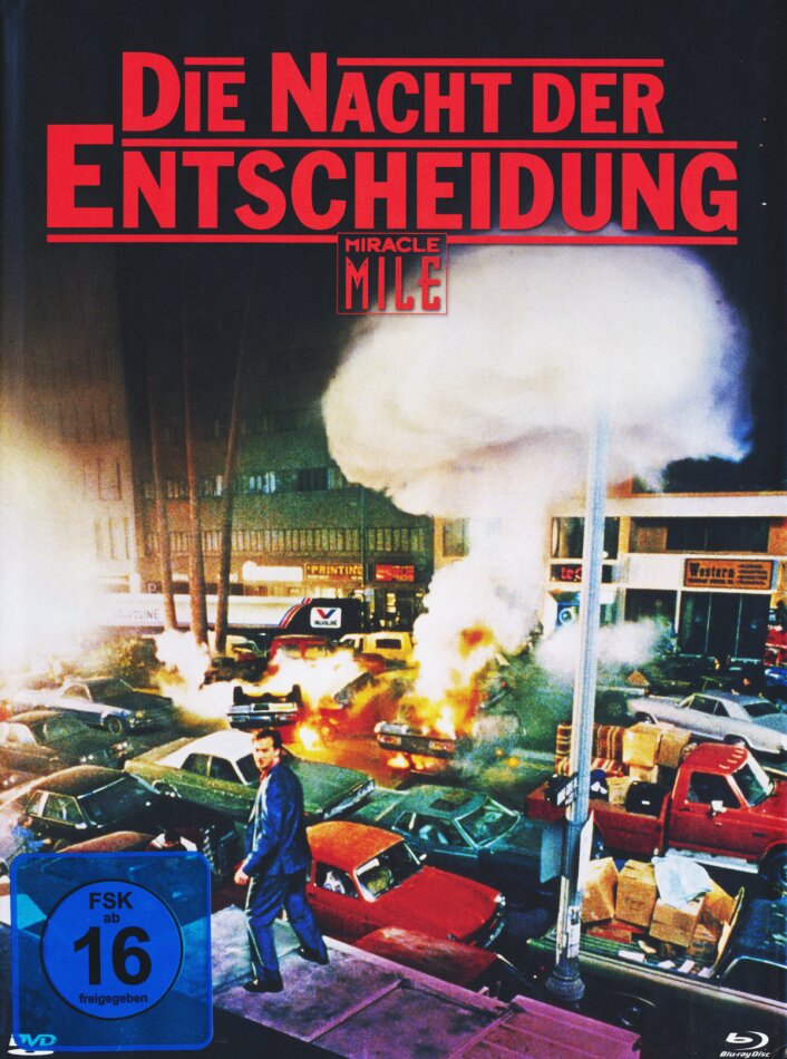 Die Nacht der Entscheidung - Miracle Mile (1988) Cover A, Limited Edition, Mediabook, Uncut, Blu-ray + DVD