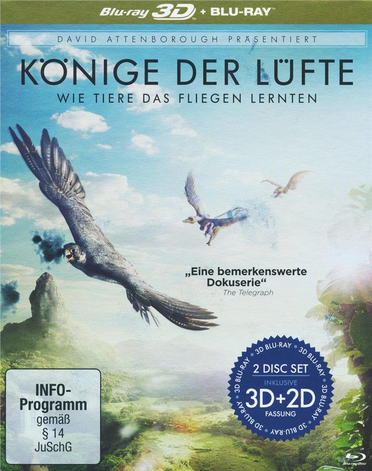 Könige der Lüfte - Wie Tiere das Fliegen lernten - David Attenborough Blu-ray 3D + Blu-ray