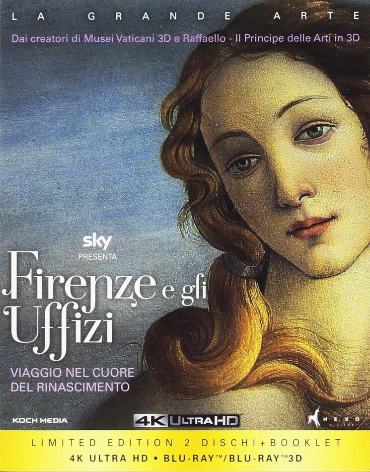 Firenze e gli Uffizi 4K Ultra HD + Blu-ray 3D (+2D)