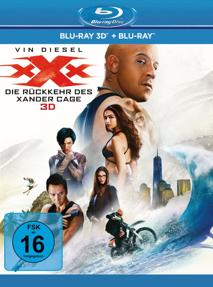 xXx - Triple X 3 - Die Rückkehr des Xander Cage (2017) Blu-ray 3D + Blu-ray