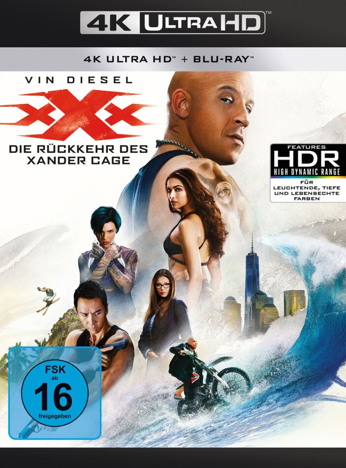 xXx - Triple X 3 - Die Rückkehr des Xander Cage (2017) 4K Ultra HD + Blu-ray