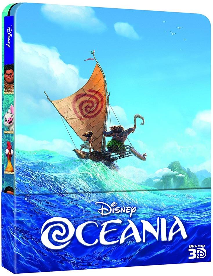Oceania (2016) Steelbook, Blu-ray 3D + Blu-ray
