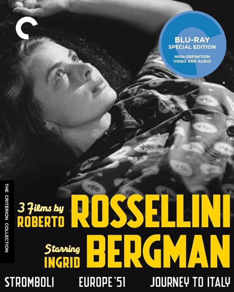 3 Films by Roberto Rossellini - Starring Ingrid Bergman Criterion Collection, Special Edition, 4 Blu-rays