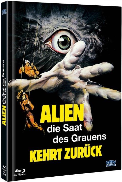 Alien 2 - Die Saat des Grauens kehrt zurück (1980) Cover A, Limited Edition, Mediabook, Uncut, Blu-ray + DVD
