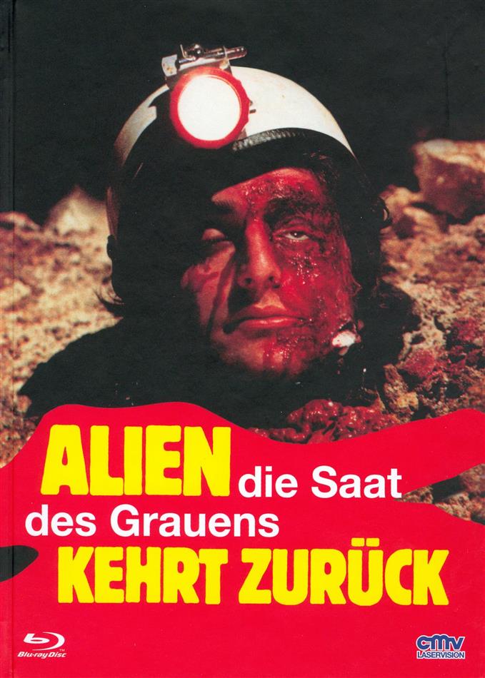 Alien 2 - Die Saat des Grauens kehrt zurück (1980) Cover B, Limited Edition, Mediabook, Uncut, Blu-ray + DVD