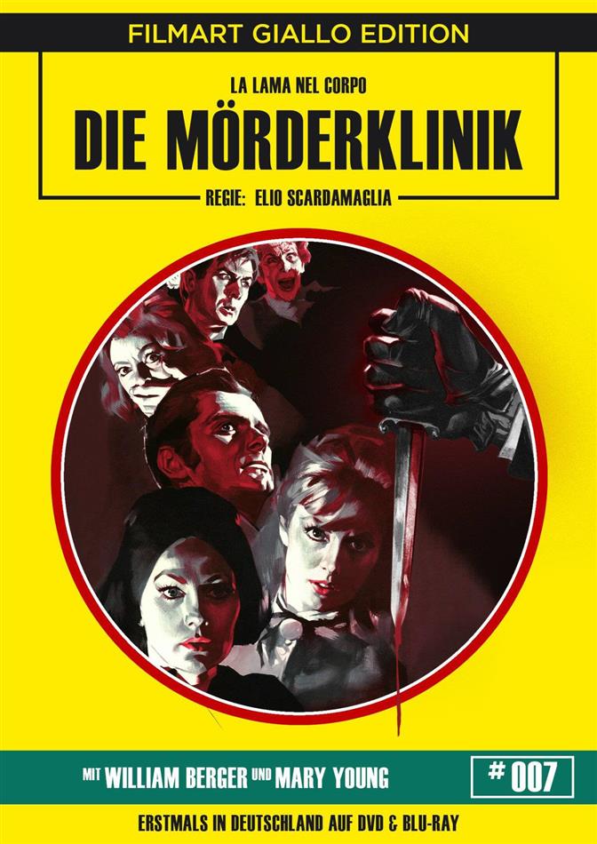 Die Mörderklinik (1966) Filmart Giallo Edition, Limited Edition, Blu-ray + DVD