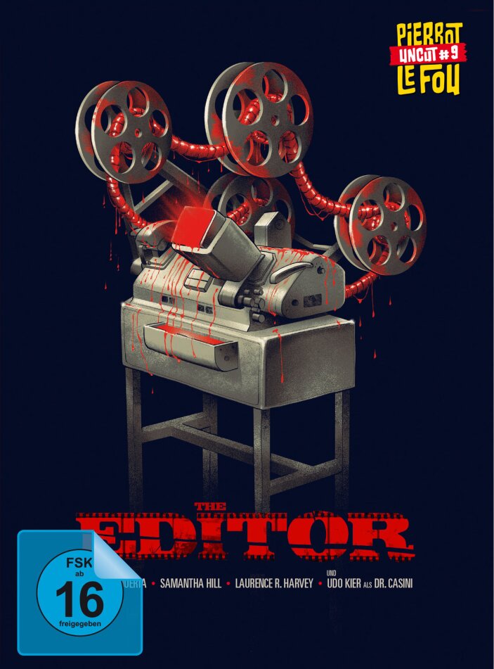 The Editor (2014) Pierrot Le Fou, Limited Edition, Mediabook, Uncut, Blu-ray + DVD