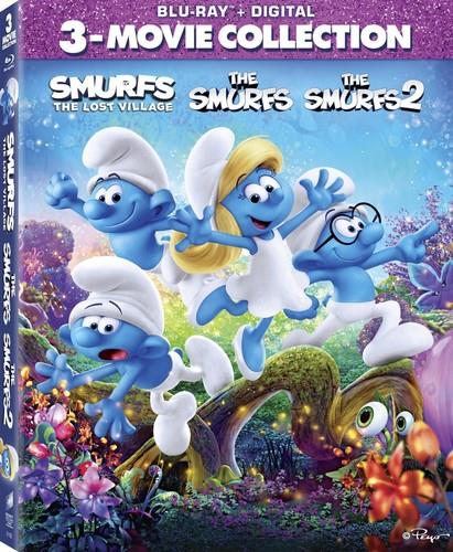 The Smurfs / The Smurfs 2 / Smurfs: The Lost Village 3 Movie Collection, 3 Blu-rays