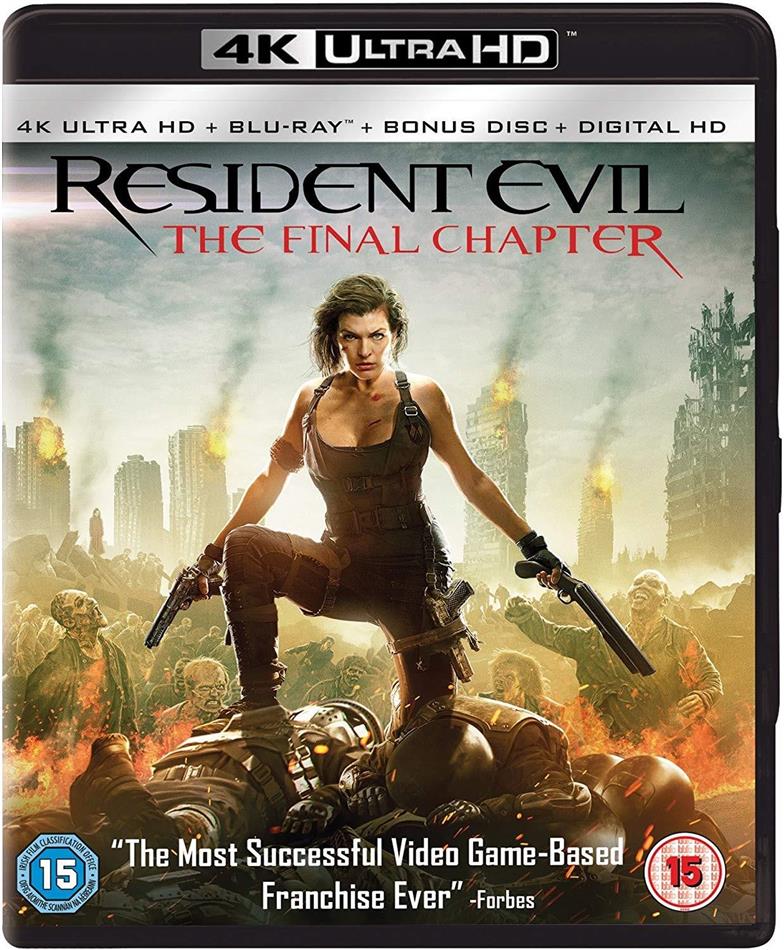 Resident Evil 6 - The Final Chapter (2016) 4K Ultra HD + Blu-ray