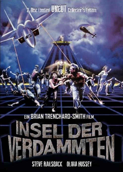 Insel der Verdammten (1982) Cover B, Édition Collector, Édition Limitée, Mediabook, Uncut, Blu-ray + DVD